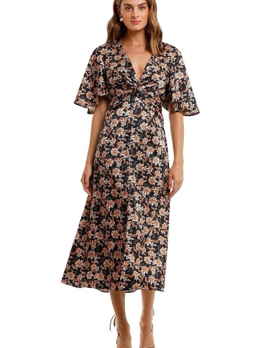 Acler Tippet Long Midi Dress